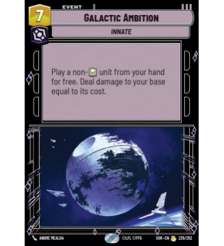 Galactic Ambition